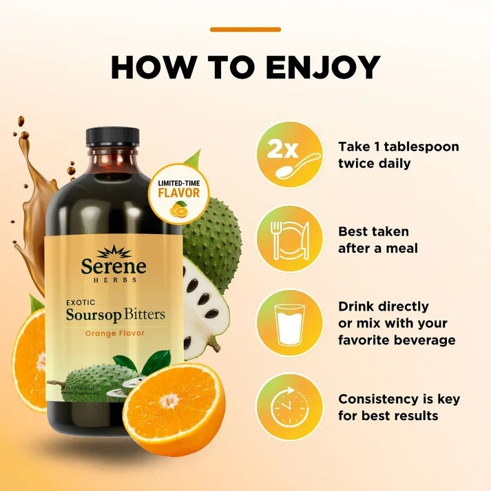 Soursop Bitters: Orange Flavor