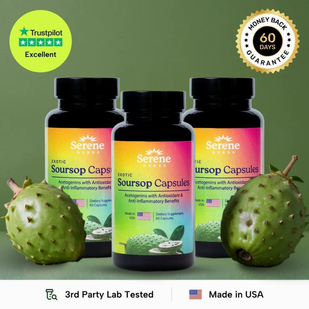 Soursop Capsules: Daily Holistic Blend